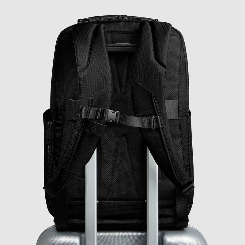 Travel laptop backpack 14" in recycled fabric