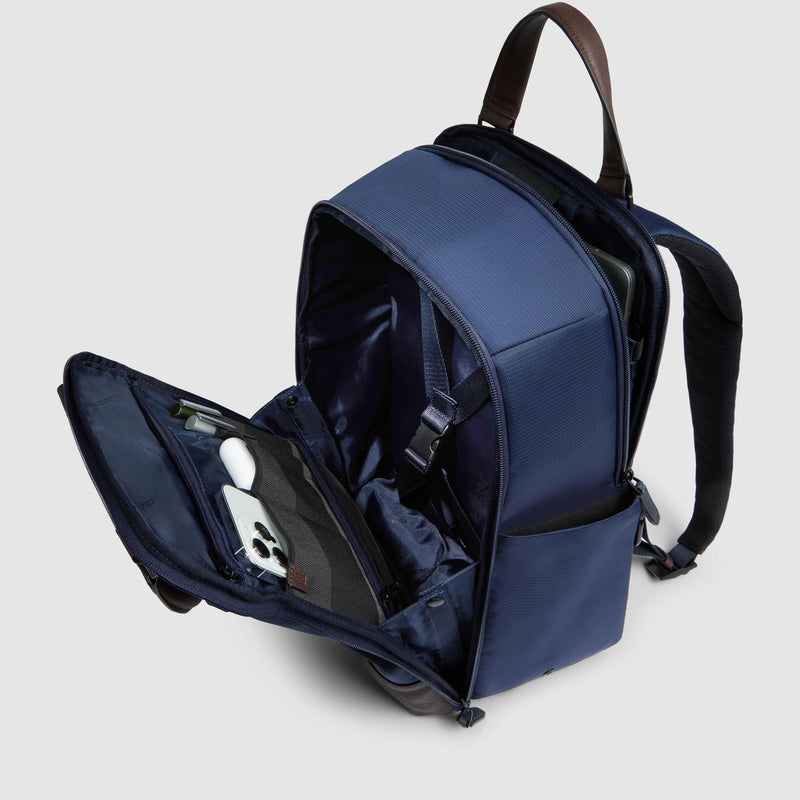 Travel laptop backpack 15,6" in recycled fabric