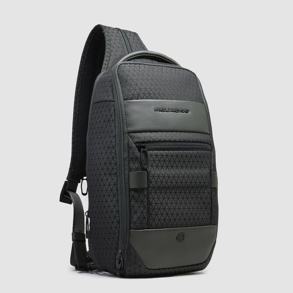 Sling bag in recycled fabric - 2