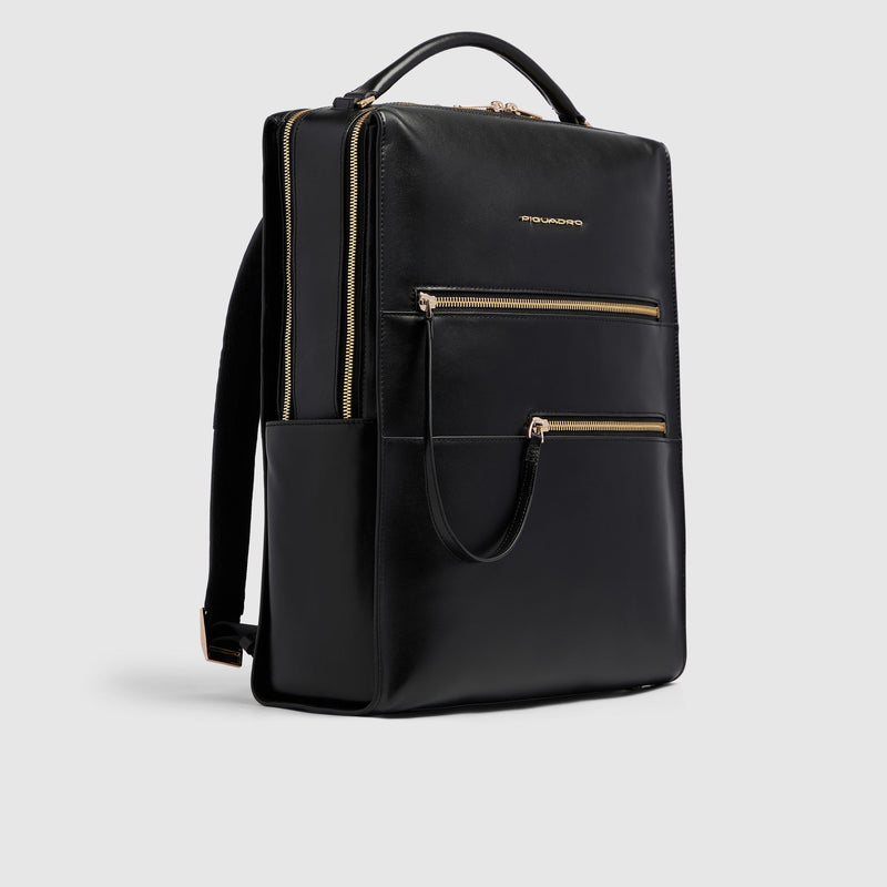 Women's Laptop Backpack 15.6" with Anti-Theft Cable - Black - photo 2