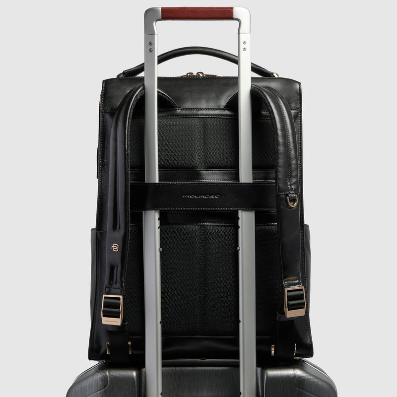 Women's Laptop Backpack 15.6" with Anti-Theft Cable - Black - photo 3