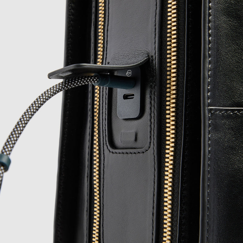 Women's Laptop Backpack 15.6" with Anti-Theft Cable - Black - photo 6