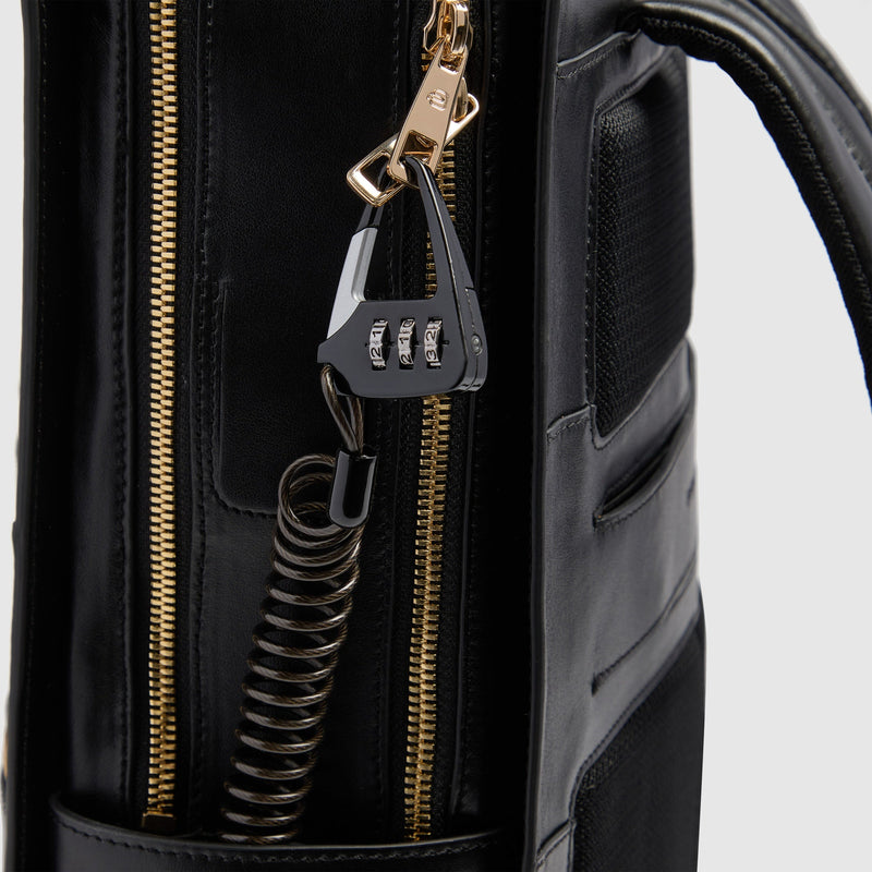 Women's Laptop Backpack 15.6" with Anti-Theft Cable - Black - photo 7