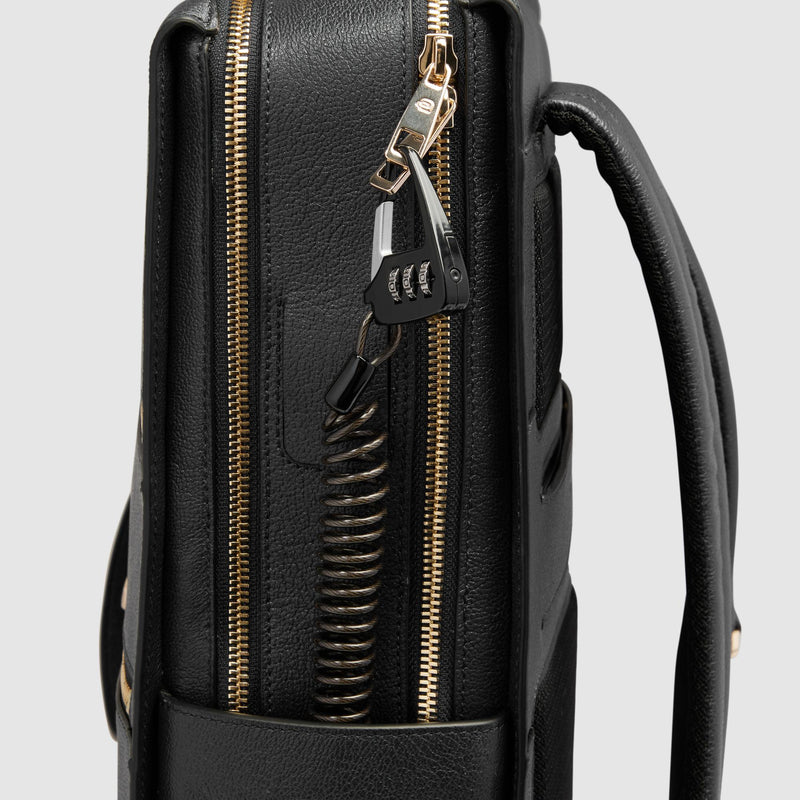 Women's Laptop Backpack 15.6" with Anti-Theft Cable - Black - photo 7