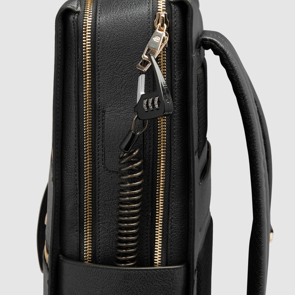 Women's Laptop Backpack 15.6" with Anti-Theft Cable - Black - photo 7