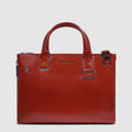 Slim Leather 14" Laptop Bag with Expansion Zip