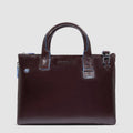 Slim Leather 14" Laptop Bag with Expansion Zip