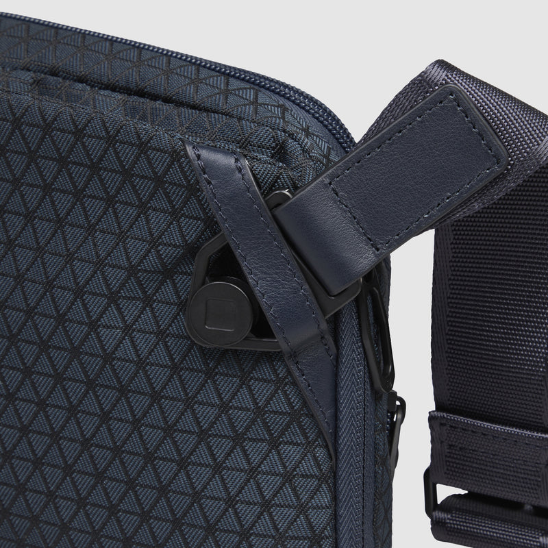 Anti-Theft Expandable Bum Bag with RFID Protection - Blue - photo 5