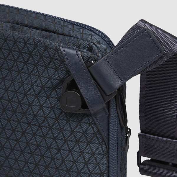 Anti-Theft Expandable Bum Bag with RFID Protection - Blue - photo 5
