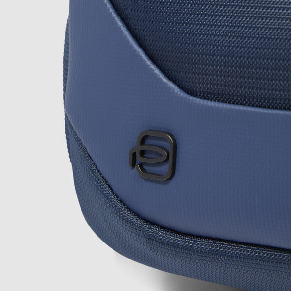 Bum bag in recycled fabric and leather