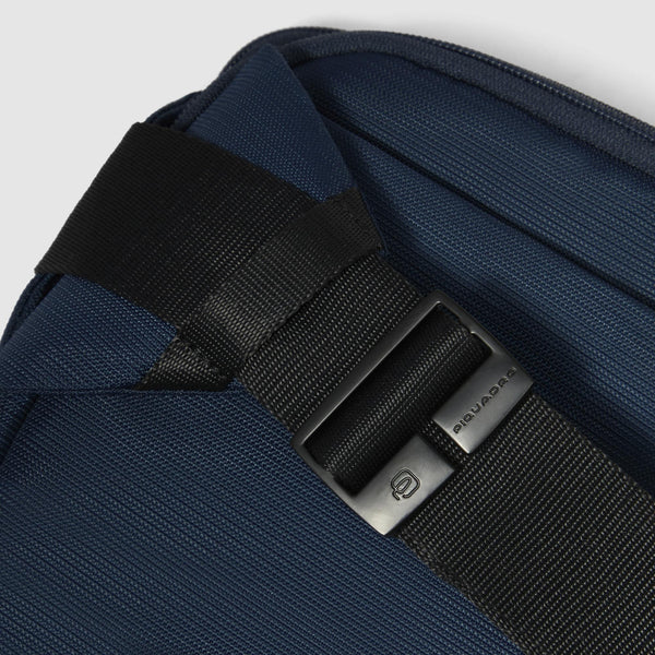 Bum bag in recycled fabric and leather