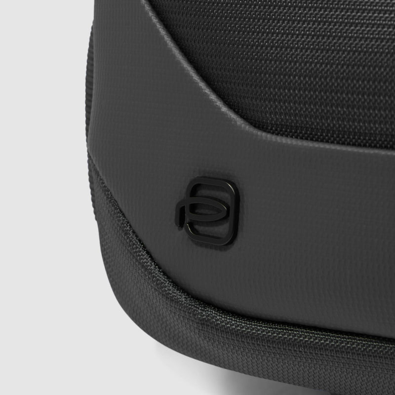 Bum bag in recycled fabric and leather