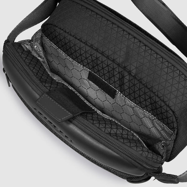 Bum bag in recycled fabric