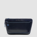 Expandable Leather Belt Bag with Crossbody Strap
