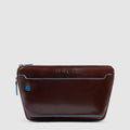 Expandable Leather Belt Bag with Crossbody Strap
