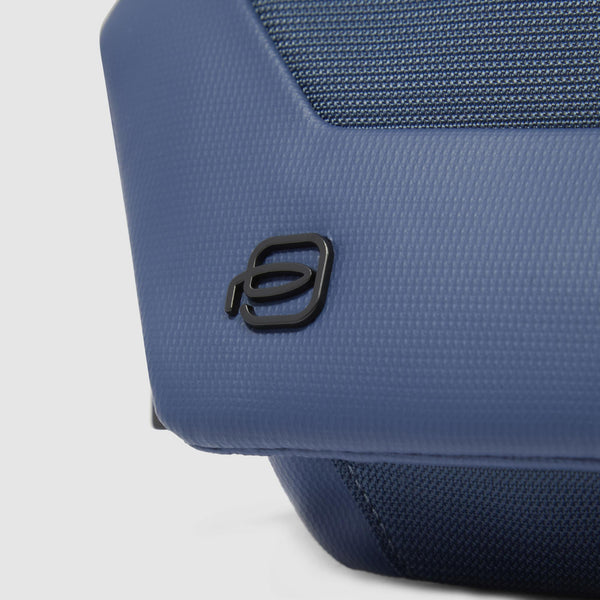 Bum bag in recycled fabric and leather