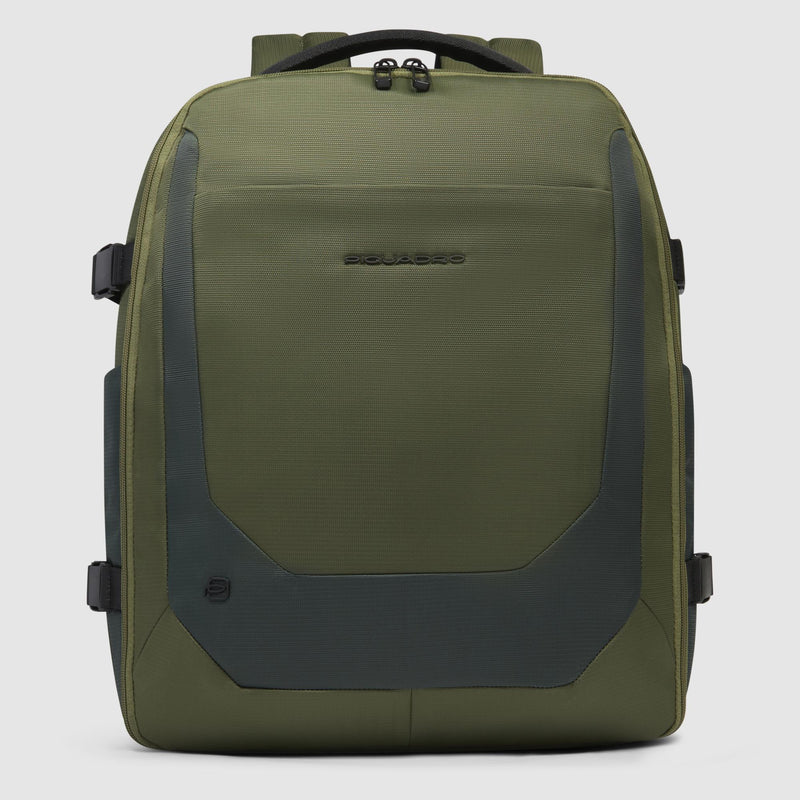 Travel laptop backpack 15,6" in recycled fabric