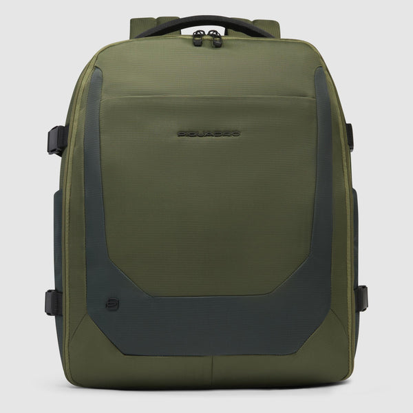 Travel laptop backpack 15,6" in recycled fabric