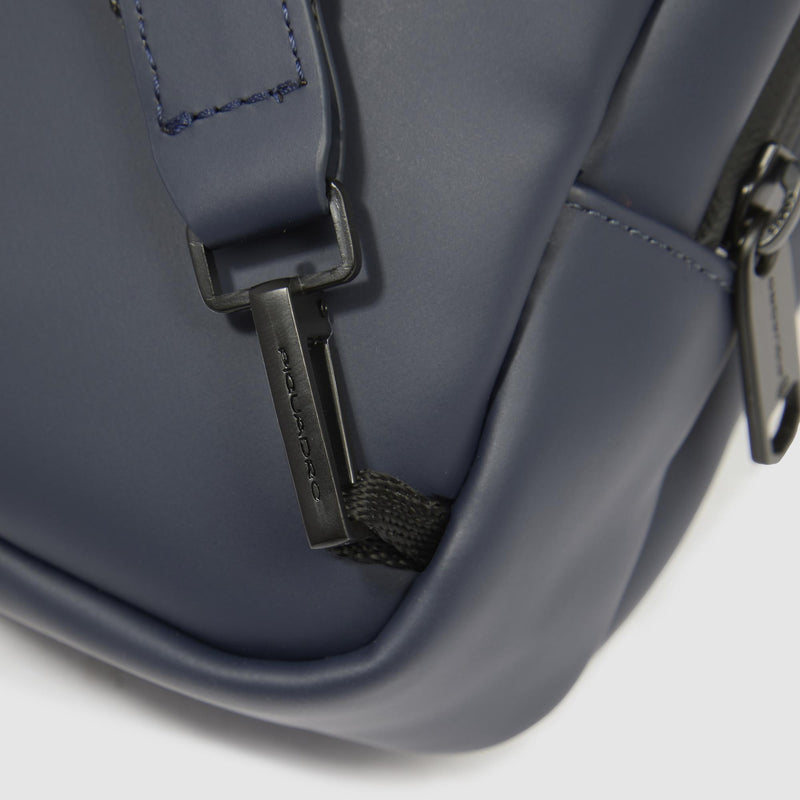 Water resistant men's crossbody bag