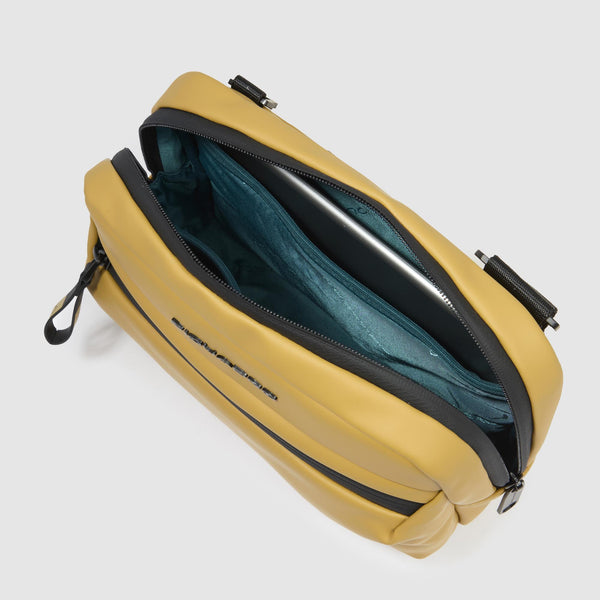 Water resistant men's crossbody bag