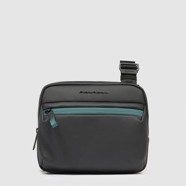 Water resistant men's crossbody bag