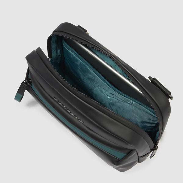 Water resistant men's crossbody bag