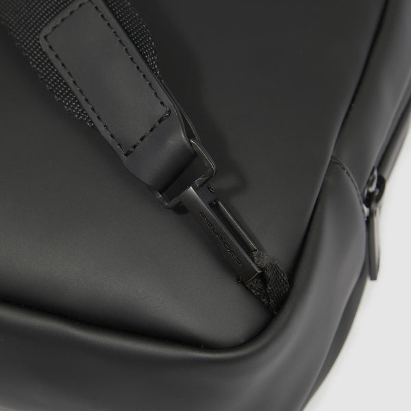 Water resistant men's crossbody bag
