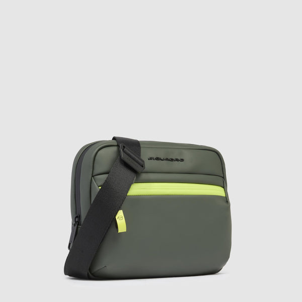 Water resistant men's crossbody bag