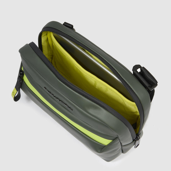 Water resistant men's crossbody bag