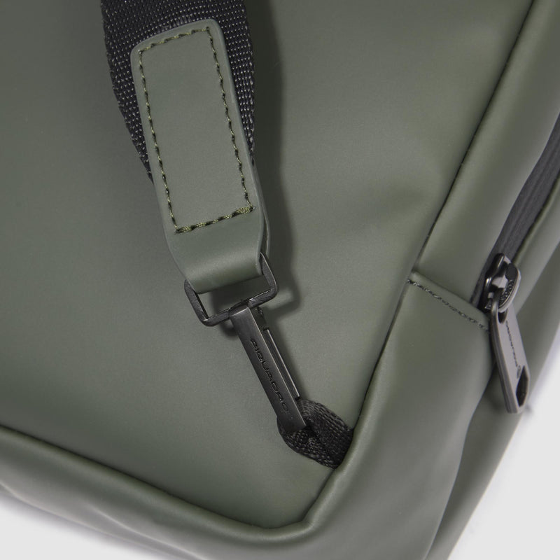 Water resistant men's crossbody bag