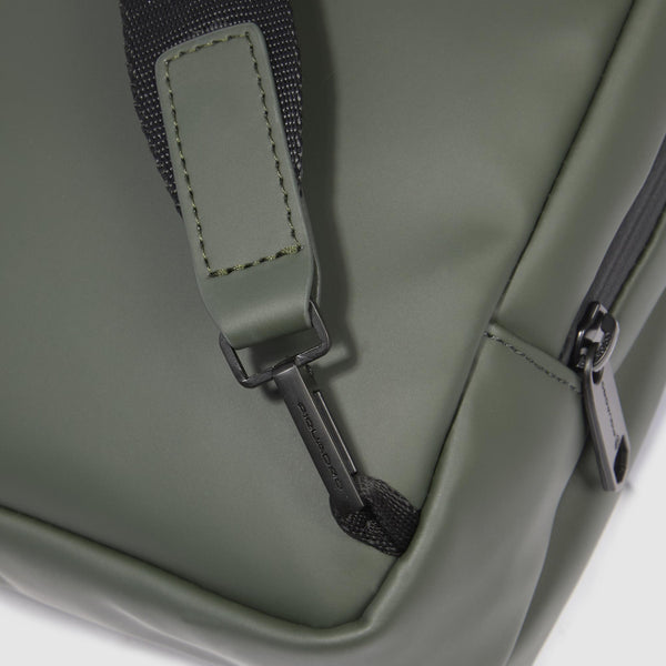 Water resistant men's crossbody bag
