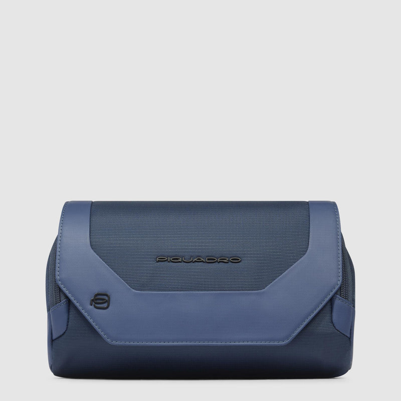 Bum bag in recycled fabric and leather