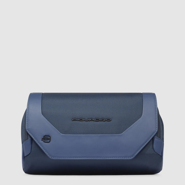 Bum bag in recycled fabric and leather