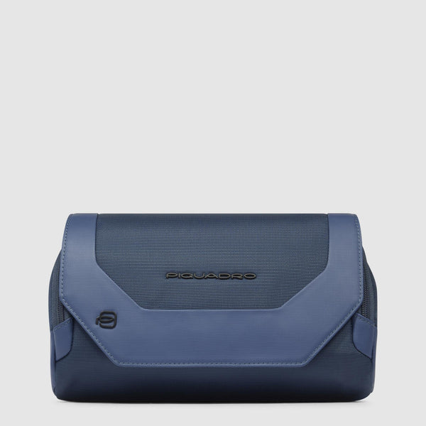 Bum bag in recycled fabric and leather