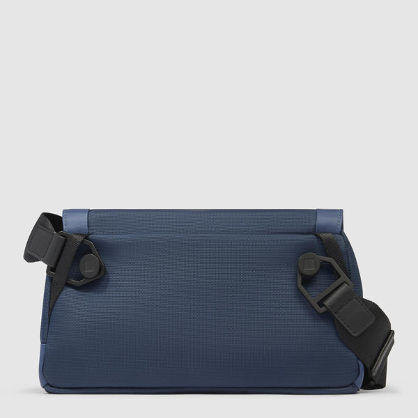 Bum bag in recycled fabric and leather