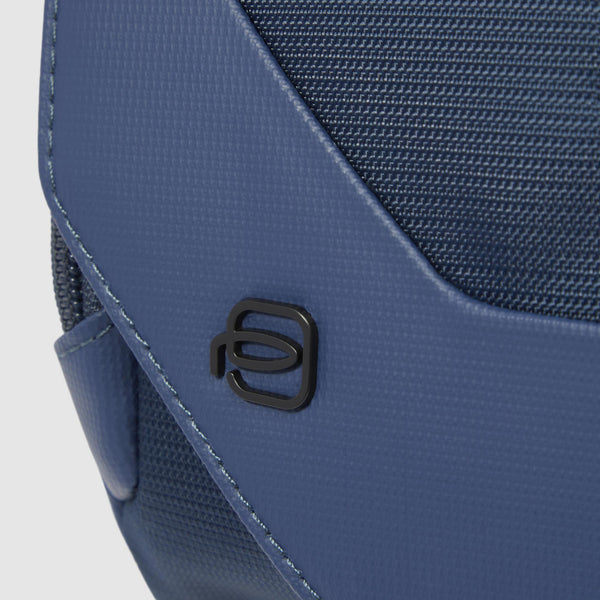 Bum bag in recycled fabric and leather