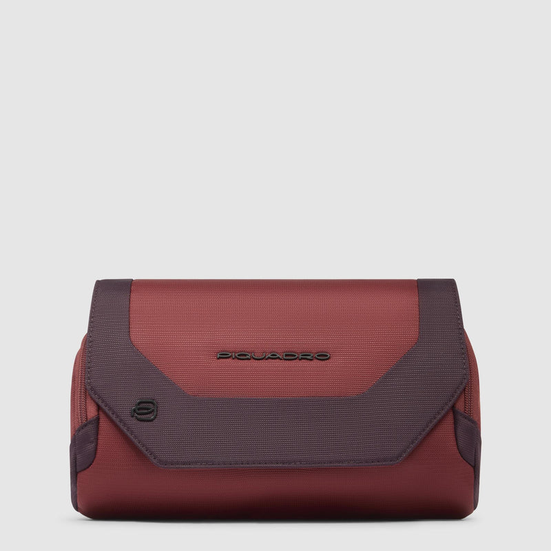 Bum bag in recycled fabric and leather
