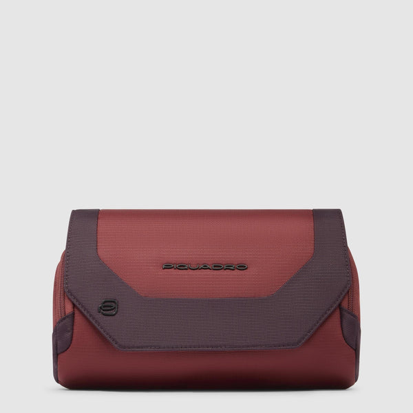 Bum bag in recycled fabric and leather