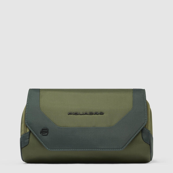 Bauchtasche aus recycled Stoff und Leder