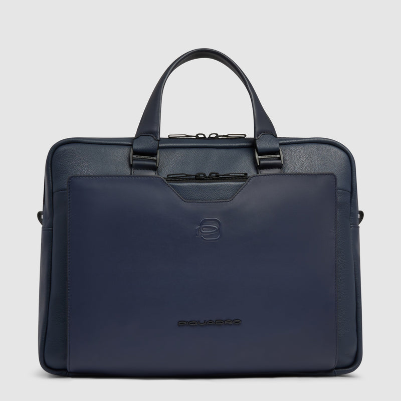 Leather Laptop Bag 14" with RFID Protection