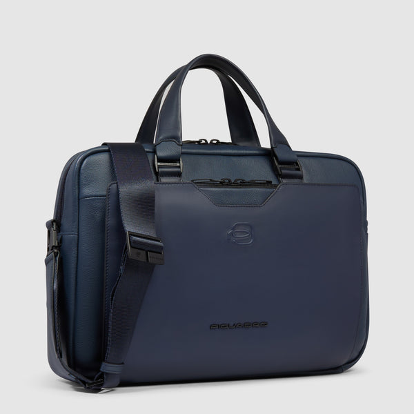 Leather Laptop Bag 14" with RFID Protection - 2