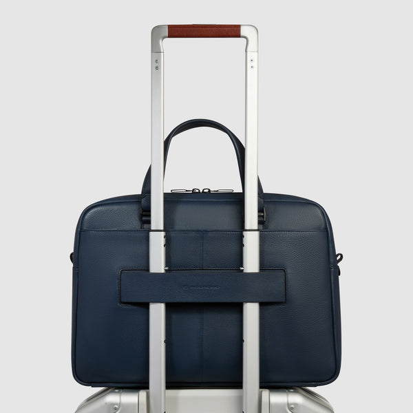 Leather Laptop Bag 14" with RFID Protection - 3