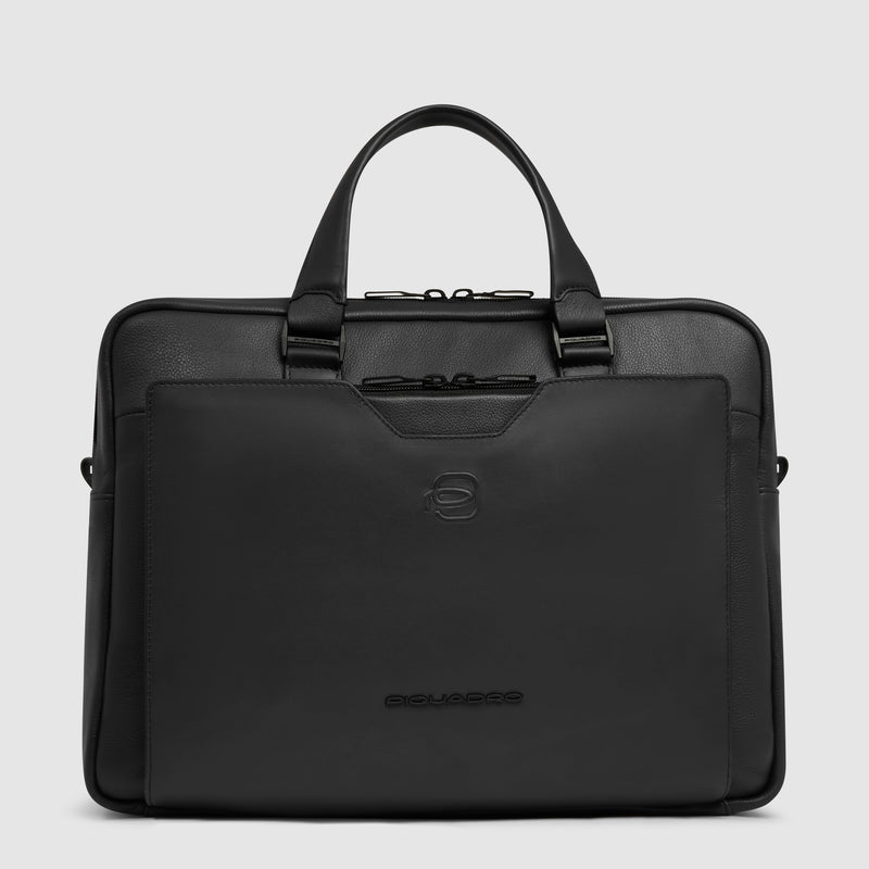 Leather Laptop Bag 14" with RFID Protection - 8