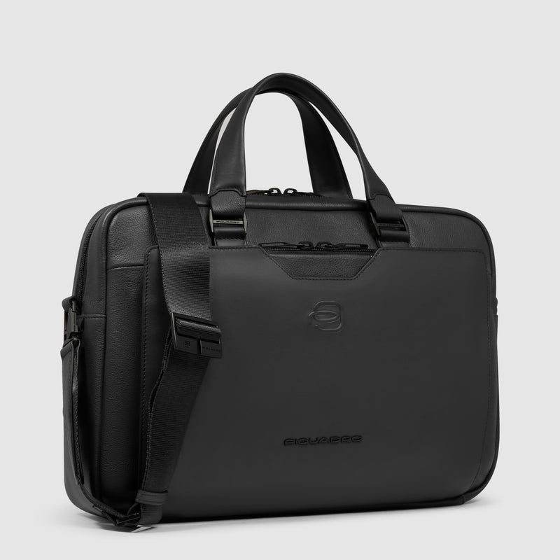 Leather Laptop Bag 14" with RFID Protection - 9