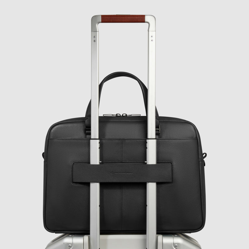 Leather Laptop Bag 14" with RFID Protection