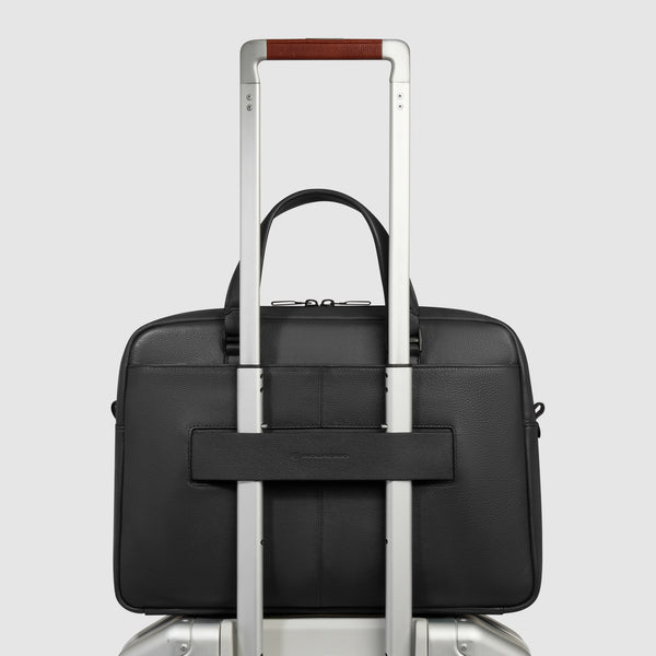 Leather Laptop Bag 14" with RFID Protection - 3
