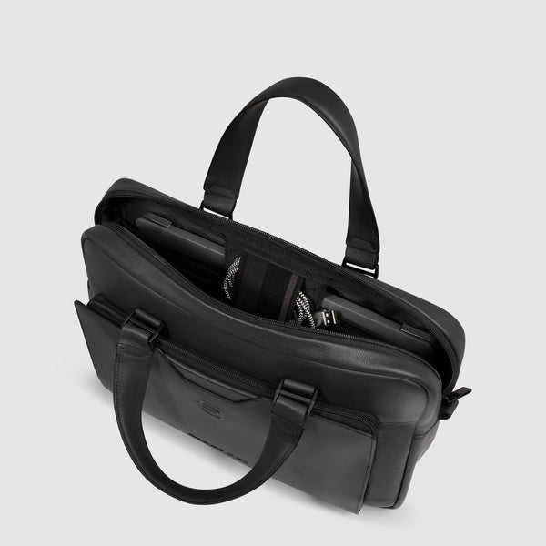 Leather Laptop Bag 14" with RFID Protection - 4