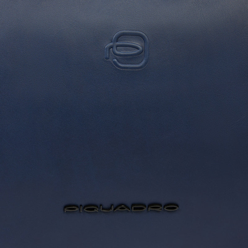 Leather Laptop Bag 15.6" with Double Zip