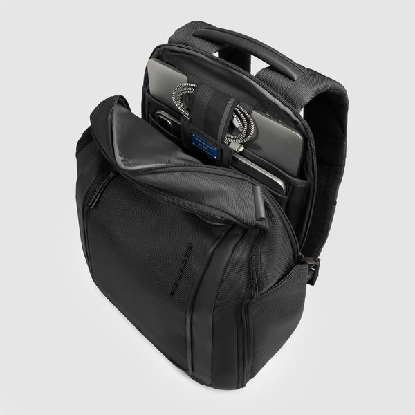 Travel laptop backpack 15,6" in recycled textile - 5