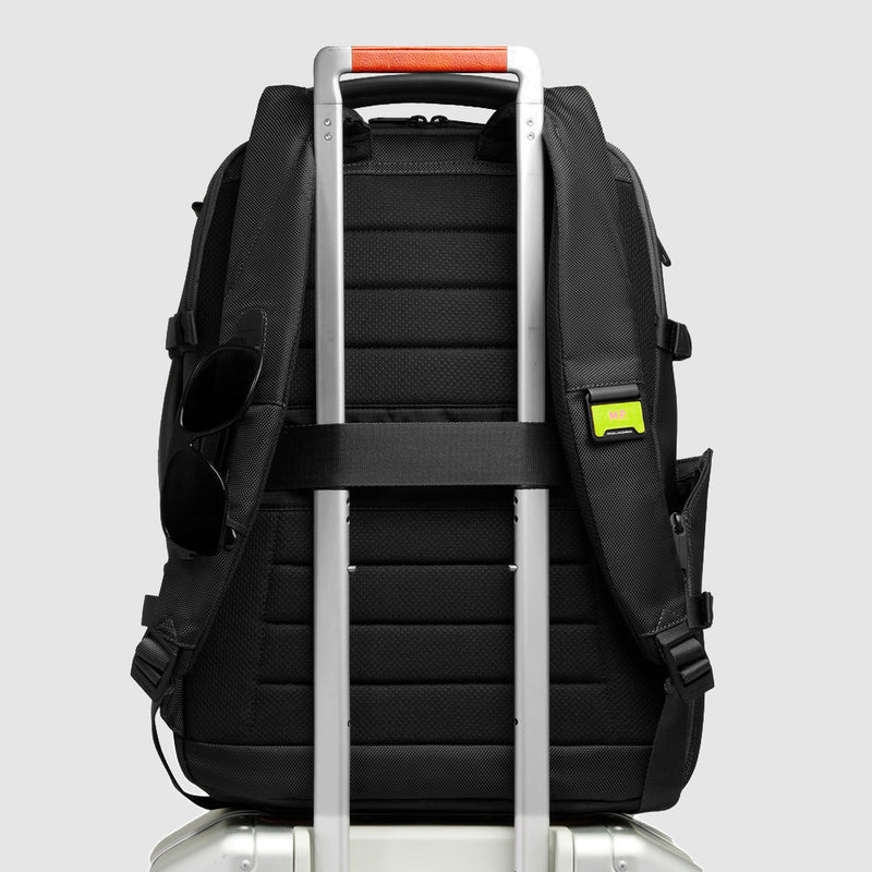 Bike laptop backpack 15,6" in recycled textile - 2